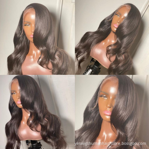 Wholesale Body Wave Raw Brazilian Human Hair Hd Full Lace Front Wig Cheap Natural Human Hair Extension Lace Frontal Wig Vendor